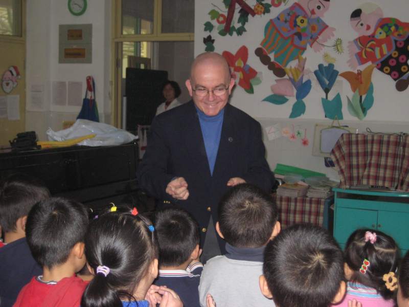 Kindergarten class, Central China Normal University, Wuhan, China